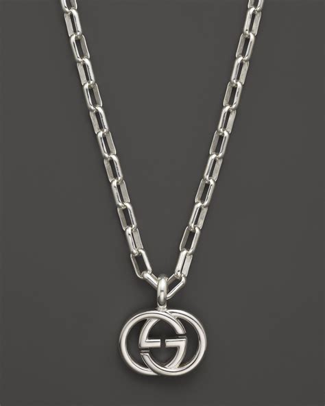 gucci interlocking g chain necklace|gucci interlocking g heart necklace.